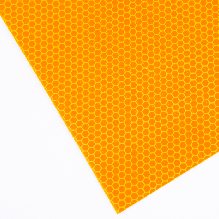 matériau réfléchissant jaune