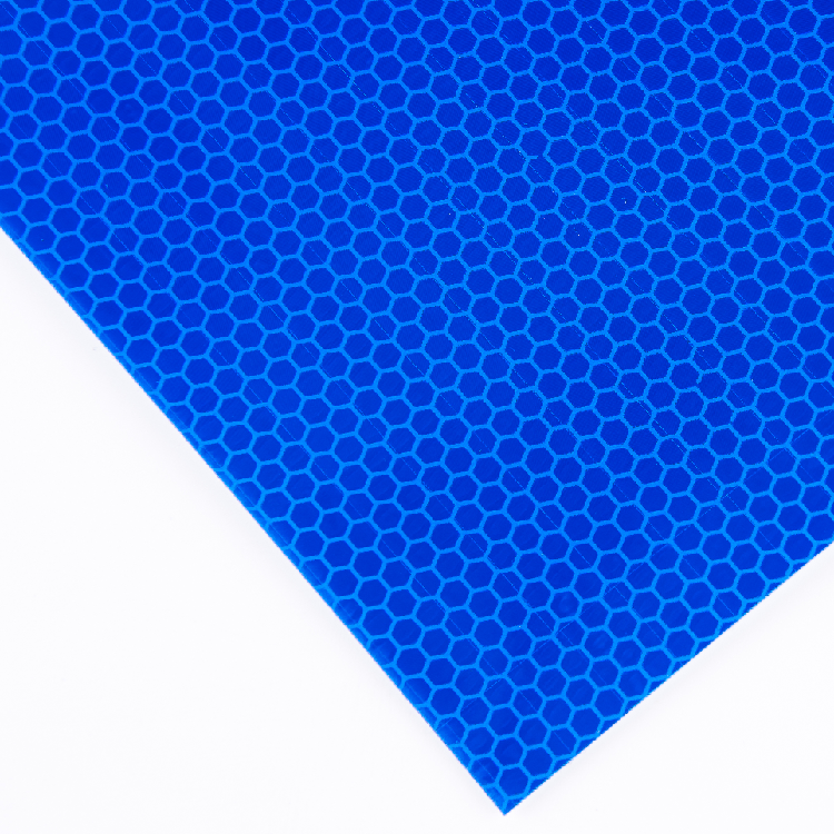 fournisseurs de matériaux réfléchissants bleus