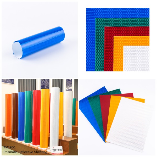 Feuille réfléchissante prismatique haute intensité TM1900 (bleue)